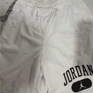 Jordan White Athletic Shorts